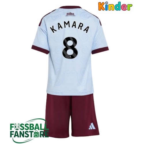 Aston Villa Boubacar Kamara #8 Replik 3rd trikot Kinder 2026-27 Kurzarm (+ Kurze Hosen)